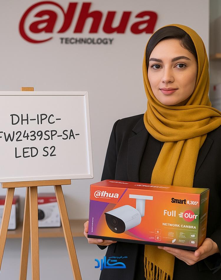 دوربین بولت تحت شبکه داهوا مدل DH-IPC-HFW2439SP-SA-LED-S2 با کیفیت تصویر 4 مگاپیکسل