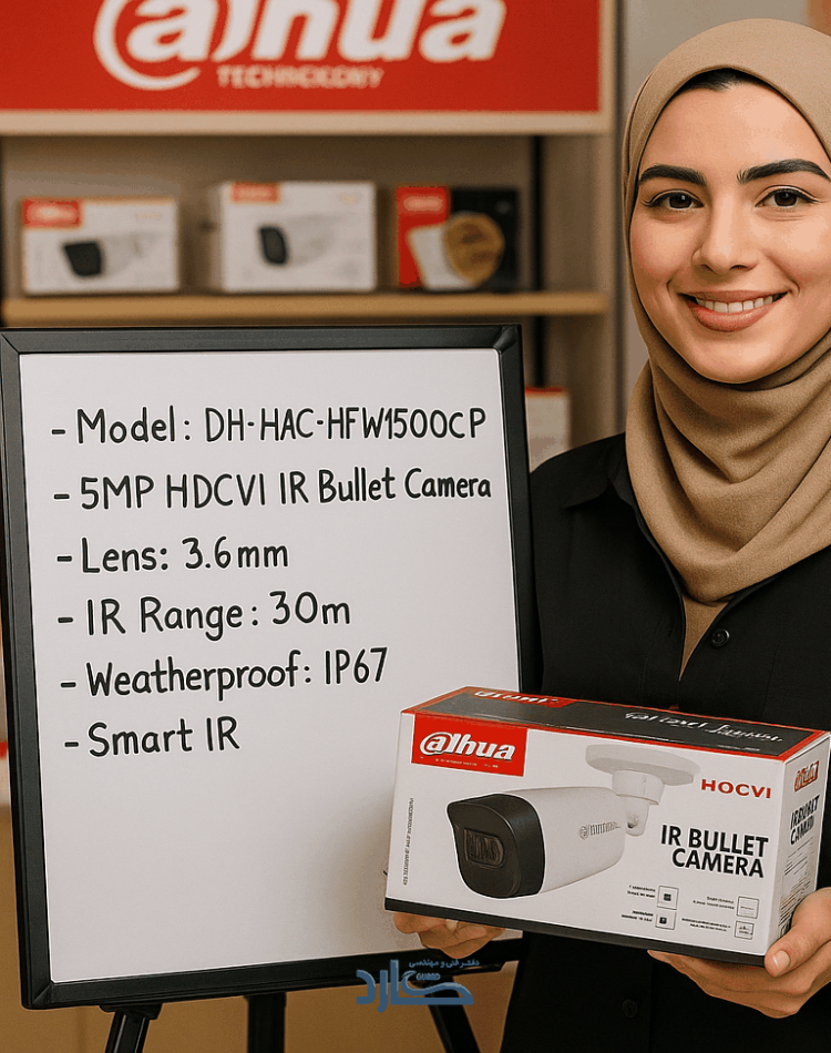 دوربین بولت HDCVI داهوا مدل DH-HAC-HFW1500CP-A