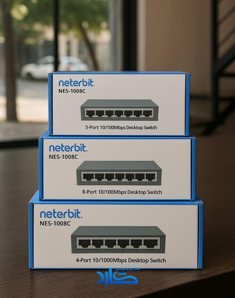 سوئیچ شبکه Neterbit 5 Port 8 Port 10 Port