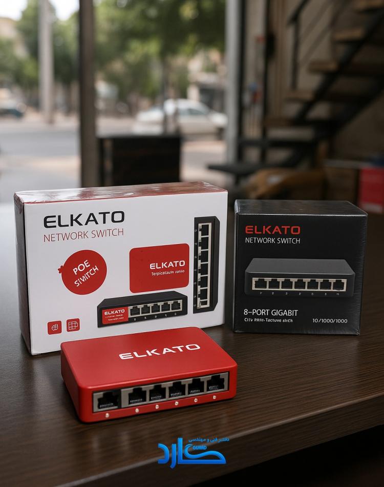 سوییچ شبکه Elkato (الکاتو) 8,16 پورت