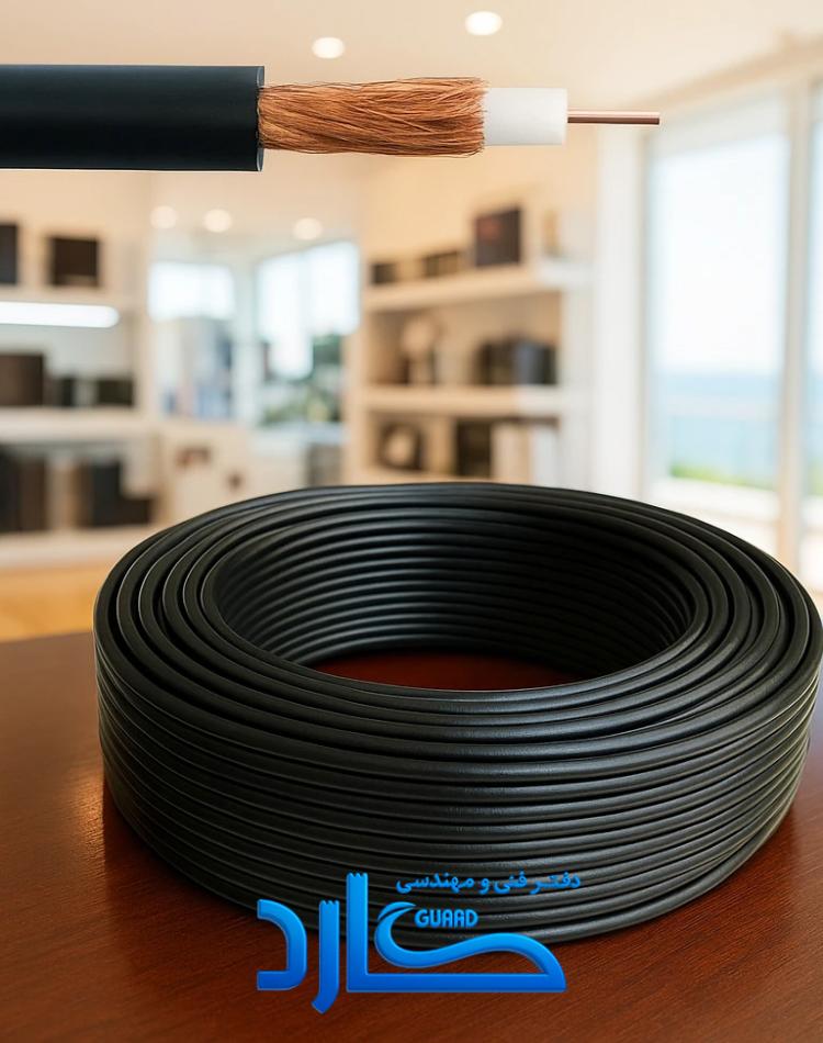 کابلRG59 تک 100 متری مغزی 07